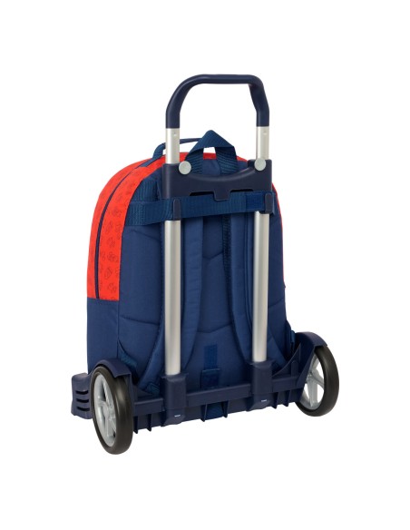 Cartable à roulettes Super Mario Trick Rouge Bleu foncé 32 x 42 x 15 cm