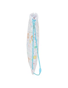 Sac à dos serré par des ficelles Safta Zoo Beige 26 x 34 x 1 cm 2