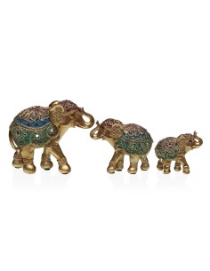 Figurine Décorative Versa Résine Eléphant 3,5 X 9 X 8 CM 2
