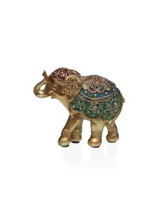 Figurine Décorative Versa Résine Eléphant 4,5 X 11 X 9 CM