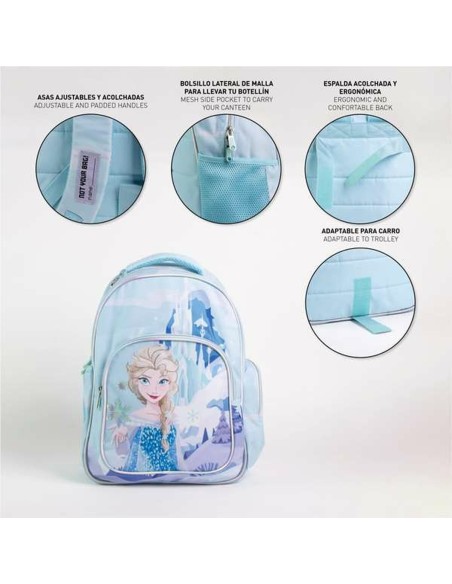 Cartable Frozen Bleu