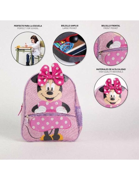 Cartable Minnie Mouse Rose