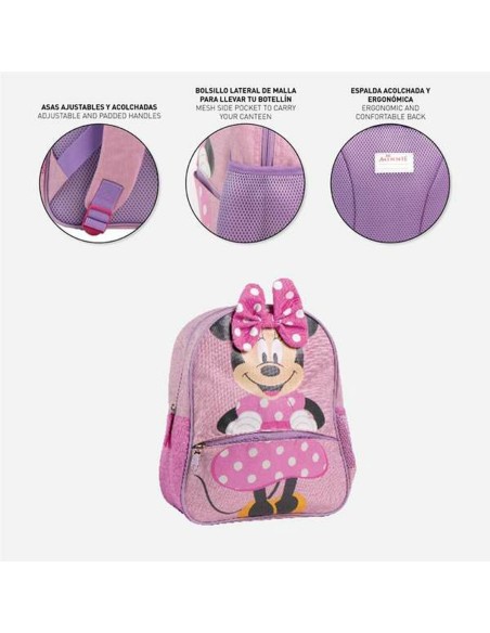 Cartable Minnie Mouse Rose