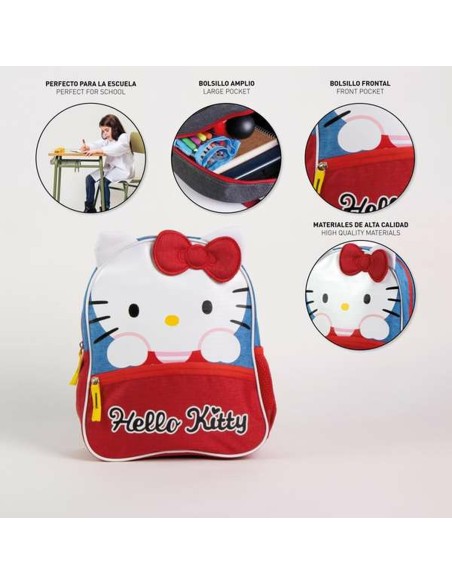 Cartable Hello Kitty Bleu