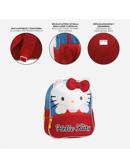 Cartable Hello Kitty Bleu