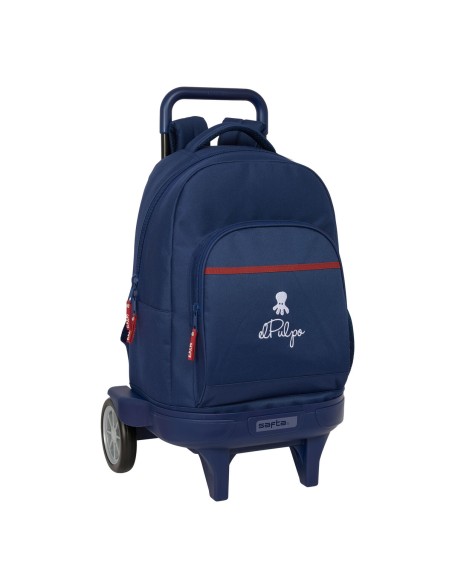 Cartable à roulettes El Pulpo Blue marine 33 x 45 x 22 cm