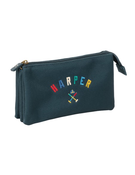 Fourre-tout Harper & Neyer Blue marine 22 x 12 x 3 cm