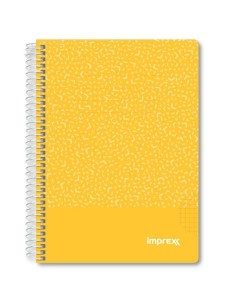 Cahier Imprex Jaune A5 80 Volets (4 Unités) 2