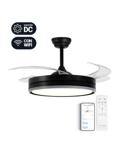 Ventilateur de Plafond Universal Blue Noir