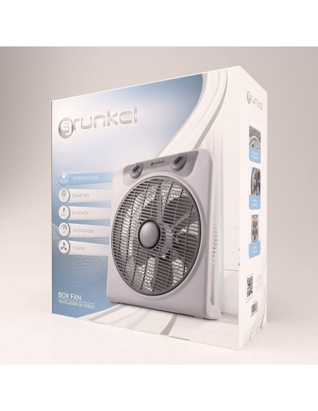 Ventilateur de Sol Grunkel BOX FAN Gris 50 W