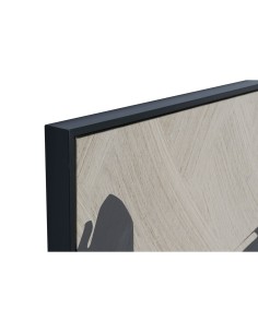 Cadre Home ESPRIT Marron Noir Beige Abstrait Moderne 83 x 4,5 x 123 cm (2 Unités) 2