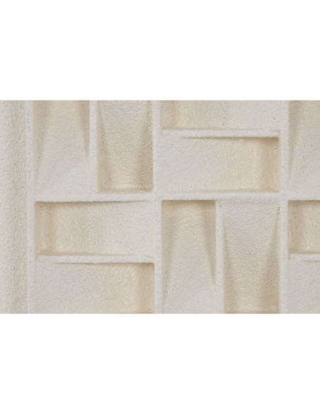 Cadre Home ESPRIT Beige Géométrique Moderne 60 x 7 x 60 cm (2 Unités)