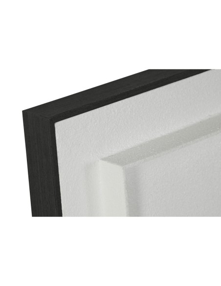 Cadre Home ESPRIT Blanc Noir Abstrait Urbaine 60 x 6,5 x 90 cm (2 Unités)