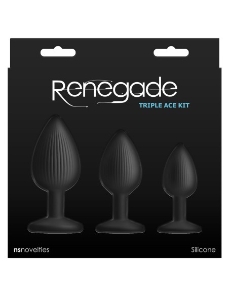 Plug Anal NS Novelties Renegade Noir (8,9 cm)