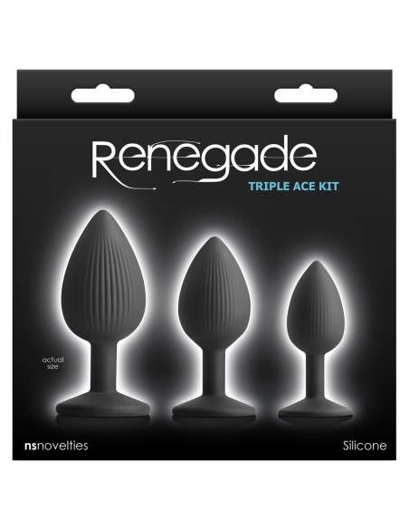 Plug Anal NS Novelties Renegade Noir (8,9 cm)
