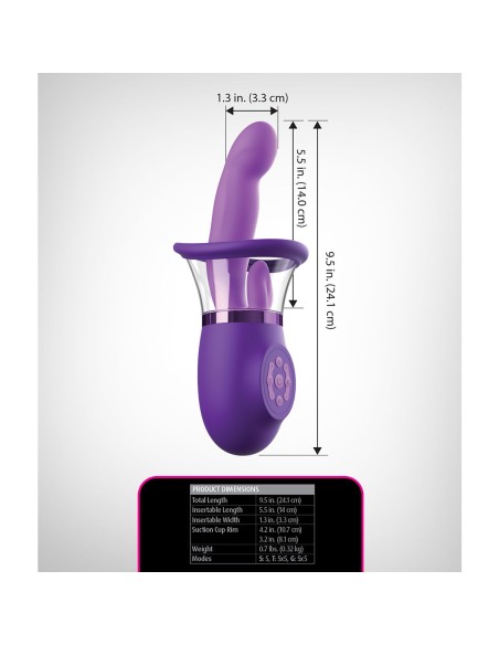 Vibromasseur anal Pipedream Fantasy for her Violet
