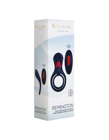 Anneau de Pénis vibrant S Pleasures Noir