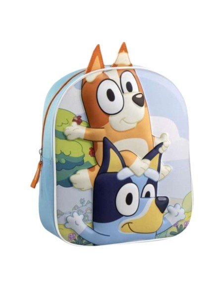 Cartable 3D Bluey Bleu