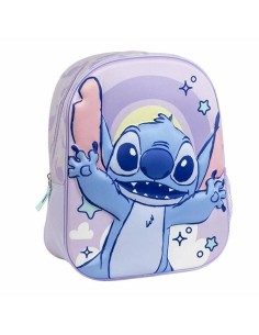 Cartable 3D Stitch Lila 25,0 x 31,0 x 10,0 cm