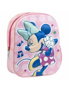 Cartable 3D Minnie Mouse Rose 25,0 x 31,0 x 10,0 cm