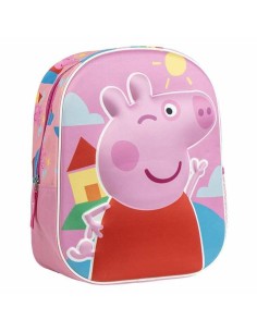 Cartable 3D Peppa Pig Rose 25,0 x 31,0 x 10,0 cm