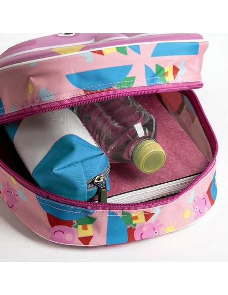 Cartable 3D Peppa Pig Rose 25,0 x 31,0 x 10,0 cm