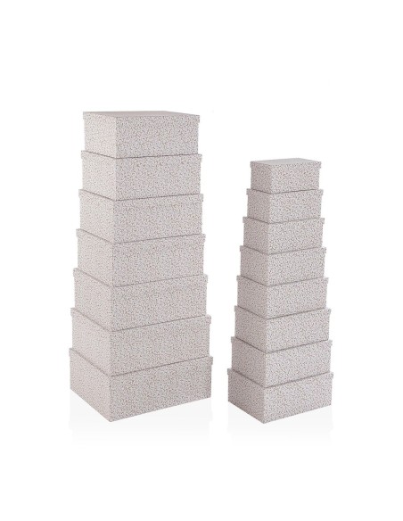 Set de boîtes décoratives Versa Serpentine Carton (15 Pièces)