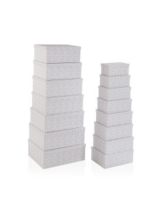 Set de boîtes décoratives Versa Laison Carton (15 Pièces)