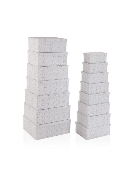Set de boîtes décoratives Versa Laison Carton (15 Pièces)