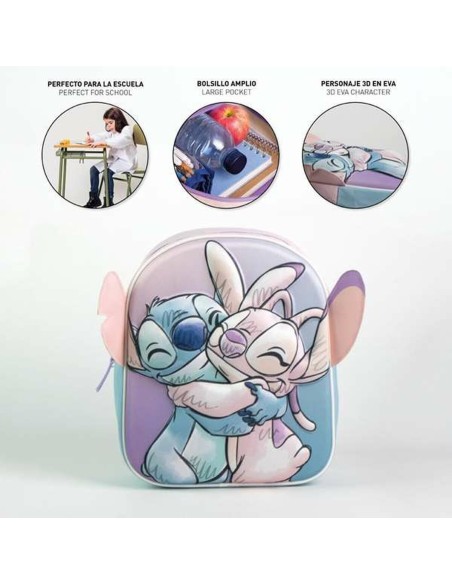Cartable Stitch Bleu