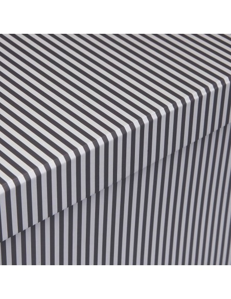 Set de boîtes décoratives Versa Gris Carton (15 Pièces)