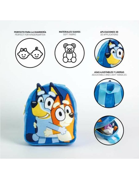 Cartable Bluey Bleu 18 x 22 x 4 cm