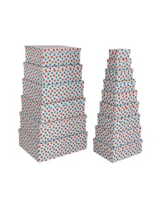 Set de boîtes décoratives Versa Carton (15 Pièces)
