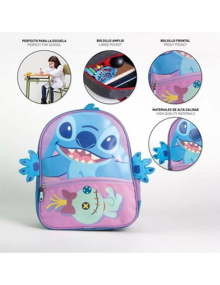 Cartable Stitch Bleu