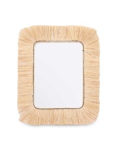 Miroir mural RI-6065 Marron 77 x 67 x 3 cm Rectangulaire