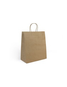 Sac en papier Algon Kraft 26 x 14 x 31 cm 3 Pièces (24 Unités) 2