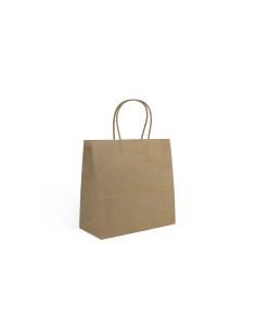 Sac en papier Algon Kraft 26 x 17 x 26 cm 3 Pièces (24 Unités) 2
