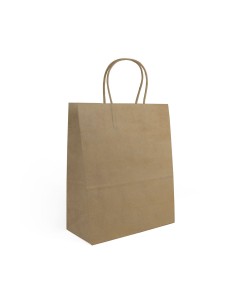 Sac en papier Algon Kraft 32 x 12 x 40 cm 3 Pièces (24 Unités) 2