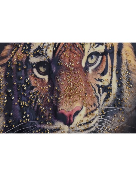Cadre Home ESPRIT Noir Animal Loft Laqué 64 x 4,5 x 84 cm (4 Unités)