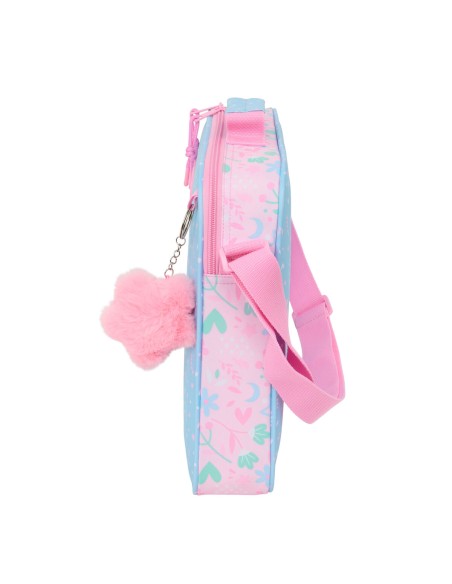 Cartable d'école BlackFit8 Smile Rose Bleu clair 38 x 28 x 6 cm