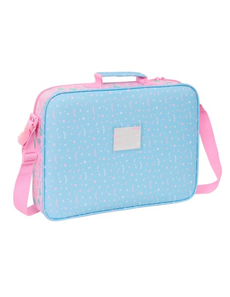 Cartable d'école BlackFit8 Smile Rose Bleu clair 38 x 28 x 6 cm