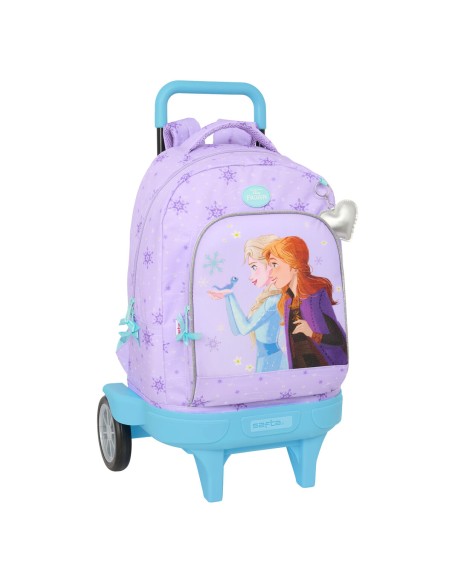 Cartable à roulettes Frozen Spirit Lila 33 x 45 x 22 cm