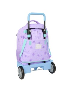Cartable à roulettes Frozen Spirit Lila 33 x 45 x 22 cm 2
