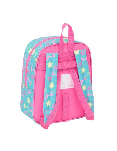 Sac à dos enfant Gabby's Dollhouse Confetti Rose Turquoise 22 x 27 x 10 cm
