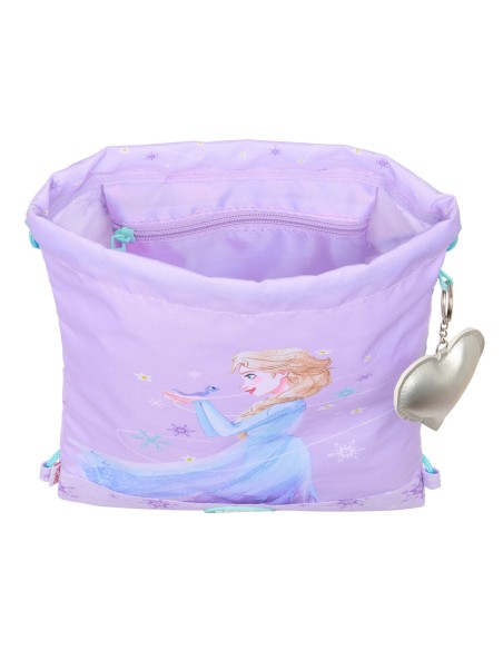 Sac à dos serré par des ficelles Frozen Spirit Lila 26 x 34 x 1 cm