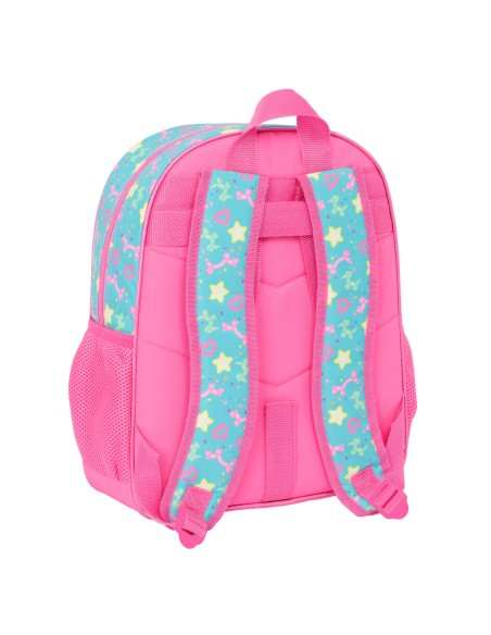 Cartable Gabby's Dollhouse Confetti Rose Turquoise 32 x 38 x 12 cm