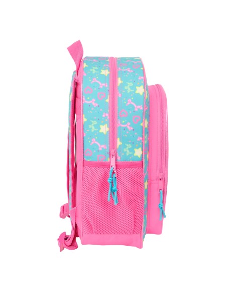 Cartable Gabby's Dollhouse Confetti Rose Turquoise 32 x 38 x 12 cm