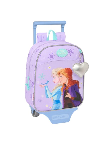 Cartable à roulettes Frozen Spirit Lila 22 x 27 x 10 cm