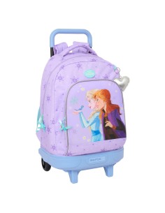 Cartable à roulettes Frozen Spirit Lila 33 x 45 x 22 cm