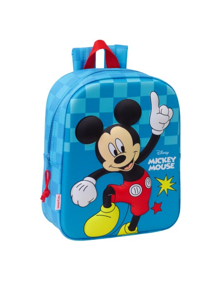 Sac à dos enfant Mickey Mouse Clubhouse Bleu 22 x 27 x 10 cm 3D